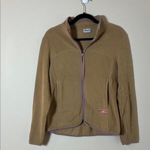 Marmot Women's Camel Full Zip Fleece Jacket